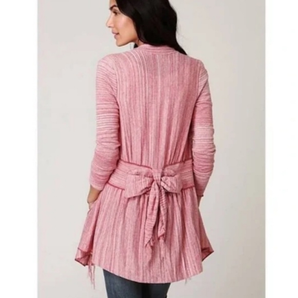 Free People Take A Bow Strawberry Cardigan